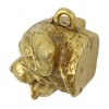 Rottweiler - keyring (gold plating) - 2447 - 27189