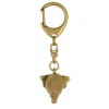 Rottweiler - keyring (gold plating) - 2447 - 27192