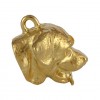 Rottweiler - keyring (gold plating) - 889 - 30158