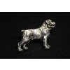 Rottweiler - keyring (silver plate) - 2086 - 18304