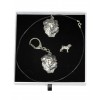 Rottweiler - keyring (silver plate) - 2103 - 18781