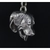 Rottweiler - keyring (silver plate) - 2211 - 21400