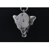 Rottweiler - keyring (silver plate) - 2211 - 21399