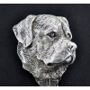 Rottweiler - keyring (silver plate) - 2270 - 23244