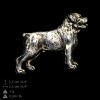 Rottweiler - keyring (silver plate) - 2296 - 24102