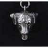 Rottweiler - necklace (silver cord) - 3243 - 32848
