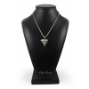 Rottweiler - necklace (silver cord) - 3243 - 33383