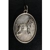 Rottweiler - necklace (silver plate) - 3399 - 34782