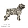Rottweiler - pin (silver plate) - 460 - 25948
