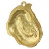 Rough Collie - keyring (gold plating) - 1735 - 25594