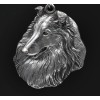 Rough Collie - necklace (silver chain) - 3366 - 34068