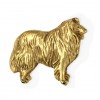 Rough Collie - pin (gold plating) - 2387 - 26164