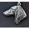 Saluki - necklace (silver chain) - 3264 - 33451