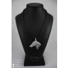 Saluki - necklace (silver plate) - 2902 - 30589
