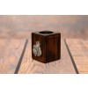 Schnauzer - candlestick (wood) - 3942 - 37612