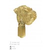 Schnauzer - clip (gold plating) - 1047 - 26877