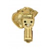 Schnauzer - clip (gold plating) - 1047 - 26879