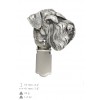Schnauzer - clip (silver plate) - 1616 - 26540