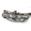 Schnauzer - clip (silver plate) - 1616 - 26546