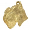 Schnauzer - keyring (gold plating) - 2849 - 30259