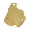 Schnauzer - keyring (gold plating) - 2865 - 30341