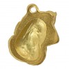 Schnauzer - necklace (gold plating) - 1716 - 25555