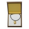Schnauzer - necklace (gold plating) - 2530 - 27686