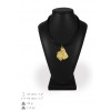 Schnauzer - necklace (gold plating) - 3045 - 31530