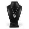 Schnauzer - necklace (silver chain) - 3372 - 34636