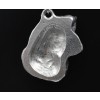 Schnauzer - necklace (silver cord) - 3250 - 32879