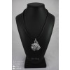 Schnauzer - necklace (silver plate) - 2950 - 30780