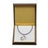 Schnauzer - necklace (silver plate) - 3007 - 31156