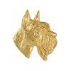 Schnauzer - pin (gold plating) - 2377 - 26109
