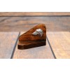 Scottish Deerhound - candlestick (wood) - 3632 - 35813