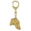 Scottish Deerhound - keyring (gold plating) - 861 - 25248