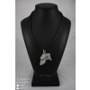 Scottish Deerhound - keyring (silver plate) - 2187 - 20849