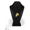 Scottish Deerhound - necklace (gold plating) - 978 - 25496