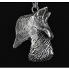 Scottish Terrier - necklace (silver cord) - 3203 - 32687