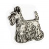 Scottish Terrier - pin (silver plate) - 1533 - 26023