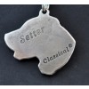 Setter - necklace (silver plate) - 2935 - 30719