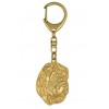 Shar Pei - keyring (gold plating) - 800 - 25059