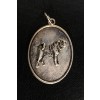 Shar Pei - necklace (silver plate) - 3420 - 34852