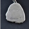 Shih Tzu - necklace (silver chain) - 3268 - 33477
