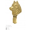Siberian Husky - clip (gold plating) - 1010 - 26556