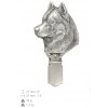 Siberian Husky - clip (silver plate) - 2535 - 27711