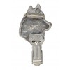 Siberian Husky - clip (silver plate) - 2535 - 27705