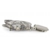 Siberian Husky - clip (silver plate) - 2535 - 27707