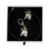 Smooth Collie - keyring (silver plate) - 2004 - 16015