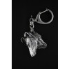 Smooth Collie - keyring (silver plate) - 2190 - 20914