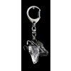 Smooth Collie - keyring (silver plate) - 2788 - 29663